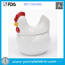 Chicken Shape Porcelain Canister for 2017 New Year